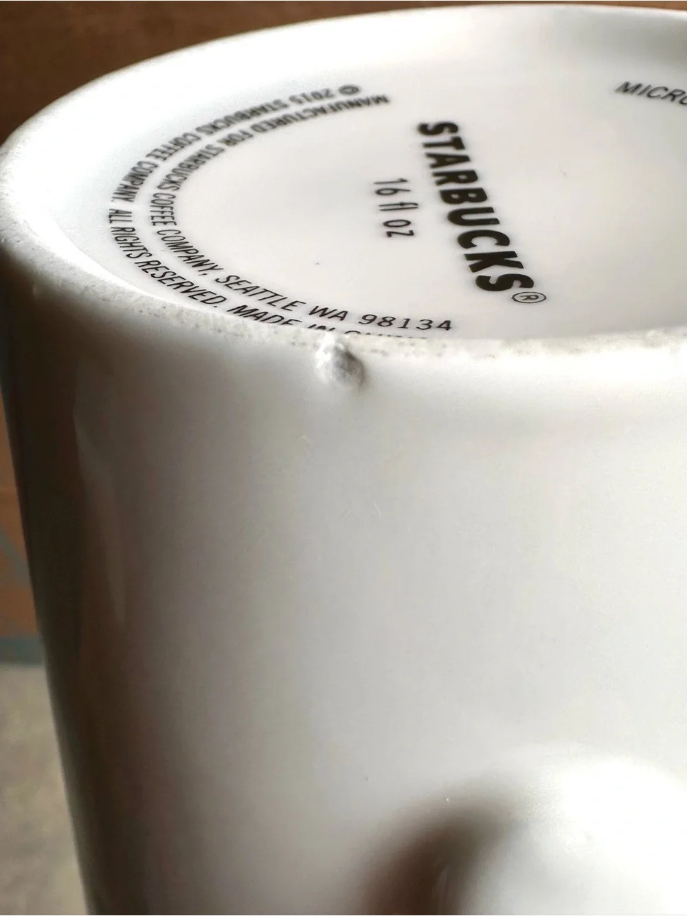 2 Starbucks 16 oz Tall Travel Ceramic White Mug with Green Siren logo